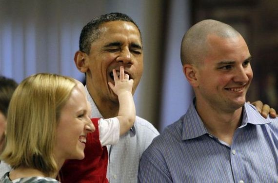 Gương mặt hài của Obama.